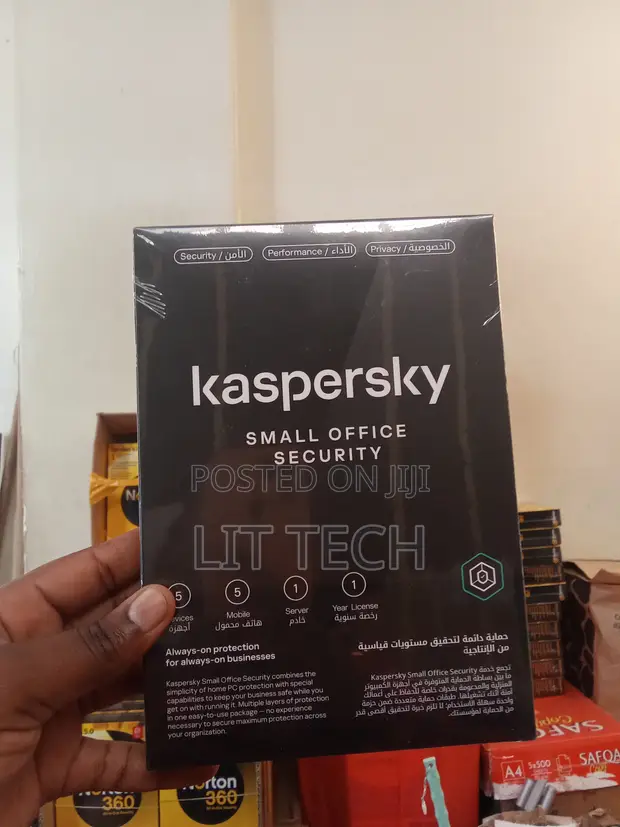 Kaspersky Small Office Security - 5 PC, 5 Simu, 1 Server - 1