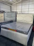 Queen Size Bed with Mattress - Unique Design - 1