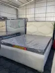 Queen Size Bed with Mattress - Unique Design - 2