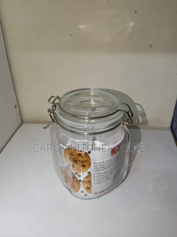 Bon Appetit 1 Litre Glass Storage Jar - 1