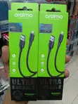 Oraimo RobustLine 1M USB to Lightning Cable OCD-114L - Black - 2