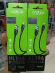 Oraimo RobustLine 1M USB to Lightning Cable OCD-114L - Black - 3