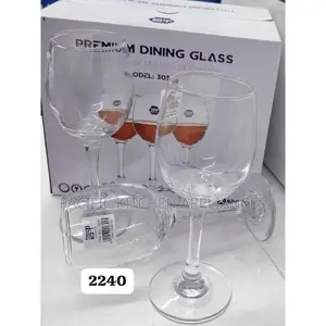 6 Piece Crystal Wine Glass Set