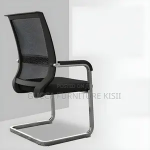 Chrome-Based Mesh Office Chair