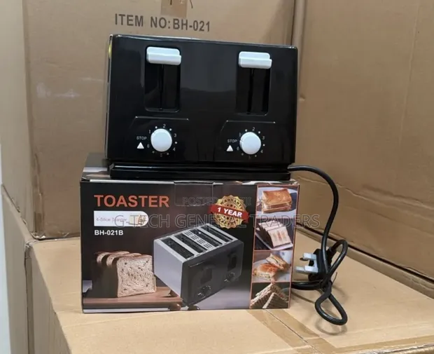 Generic 4 Slice Heavy Duty Electric Pop Up Toaster - 1