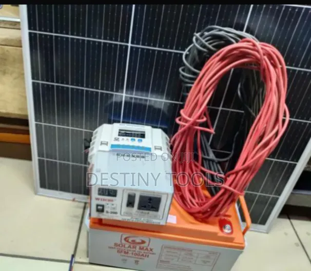 100W Solar Panel Full Kit - 1