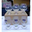 Seti ya Vikombe 6 vya Cognac - 280ml Premium Brandy Snifters - 2