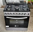 Nunix 60x60 Free Standing Cooker with Electric Oven - 1