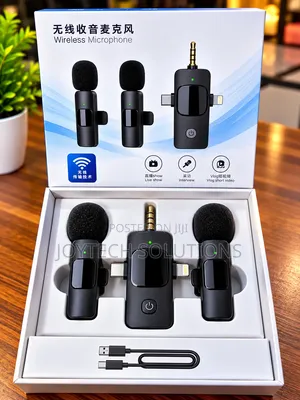 Wireless Lavalier Microphone Kit (2 Transmitters)