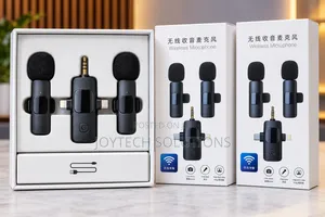 Seti ya Mic Mbili za Wireless Clip kwa Kupiga Simu