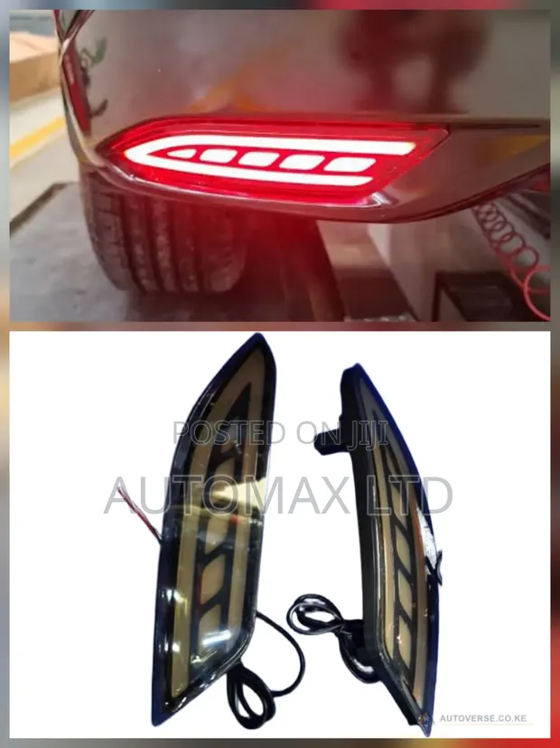 Honda Vezel 2016/20 Smoked Rear Bumper LED Reflectors - 1