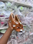 Comfortable Criss-Cross Strap Wedge Sandals - 3