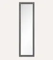 Plastic Print Floor Mirror - Black - 4