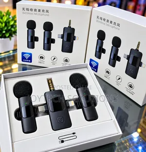 Portable Dual Wireless Mic Kit kwa TikTok, YouTube