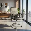 Executive High-Back Leather Office Chair - 3