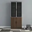 2-Door Lockable Wooden Office File Cabinet - 3