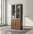2-Door Lockable Wooden Office File Cabinet - 5