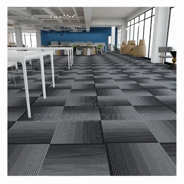 Excel Deco Carpet Tiles - Sakafu za Ofisi Zinazofaa - 1