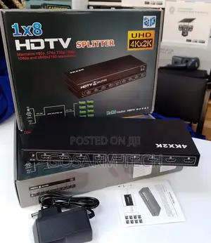 8-Way HDMI Splitter 1x8 Full HD 1080p 4K