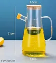 2-Way Glass Oil Holder with Bamboo Cork (900ml) - 2