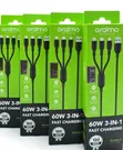 Oraimo DuraLine 4 60W 3-in-1 Fast Charging Cable - 1