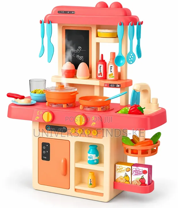 Kids Mini Kitchen Toy Set for Role Play - 1