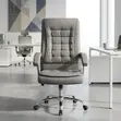 Leather Swivel Office Chair - Brown - 2