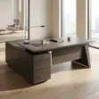 180cm Contemporary L-Shaped Work Desk - 2
