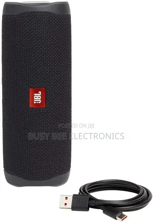 JBL Flip 5 Spika Portable ya Bluetooth Isiyo na Maji, Sauti Halisi ya Pro