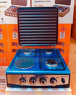 Eurochef Jiko la Meza la Gesi 3 + 1 Umeme