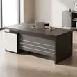 Kikao cha Ofisi cha Mtendaji cha 1.8m - Kijivu - 3