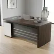 Kikao cha Ofisi cha Mtendaji cha 1.8m - Kijivu - 5