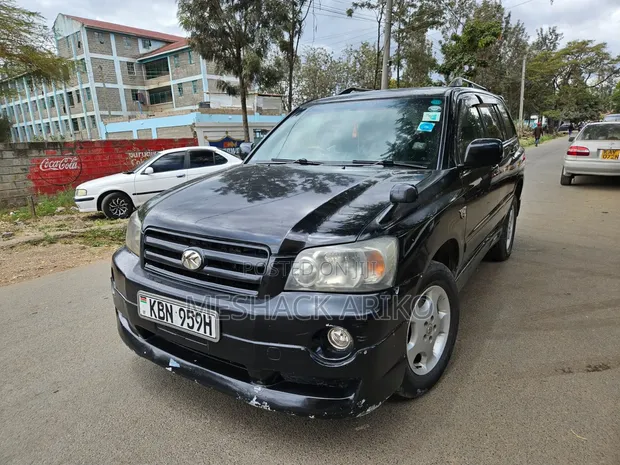 Toyota Kluger 2003 Nyeusi - 1