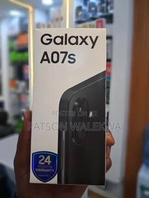 Samsung Galaxy A07s 64GB Mpya Nyeusi