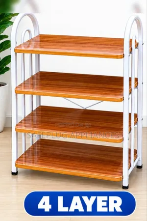 Premiere 4-Tier Shoe Stand - Uhifadhi wa Nyumbani Wenye Vitendo