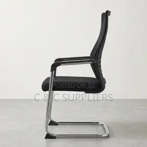 Mesh Guest Chair - Nyeusi