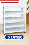 Premier 5-Tier Shoe Rack - 2