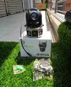Dual Lens WiFi CCTV Camera - AC Powered Security