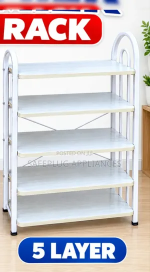 Premier 5-Tier Shoe Stand - Hifadhi Kompakt Nyumbani