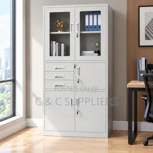 2-Door Cabinet with Inbuilt Safe