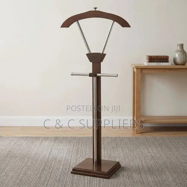 Mahogany Suit & Coat Hanger - 1