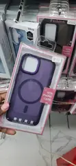 Purple Translucent Magnetic Case for iPhone 13 (Matte Finish) - 2