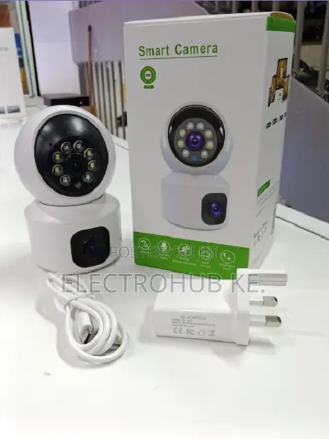 Kamera ya V380 ya Ndani ya WiFi PTZ yenye Dual Lens - 1