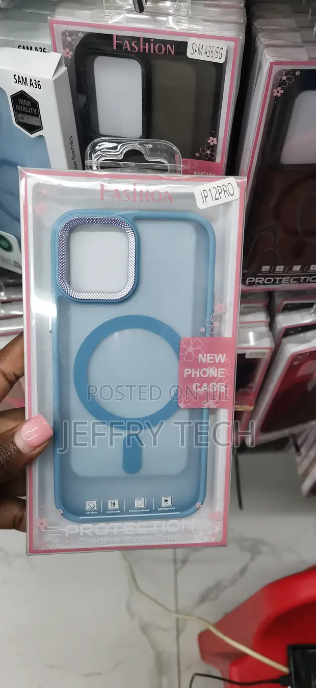 Kifaa cha Kesi cha MagSafe cha Mwanga wa Bluu kwa iPhone 12 Pro - 1