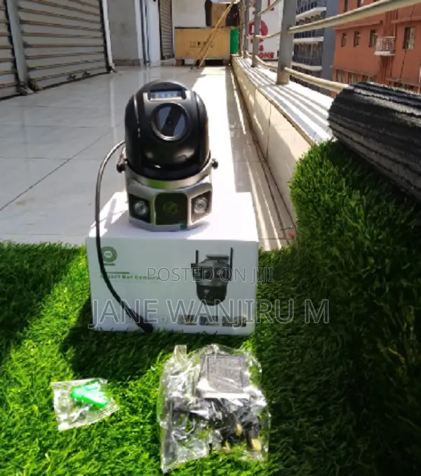 Smart Dual Lens CCTV Camera - WiFi & AC Powered - 1
