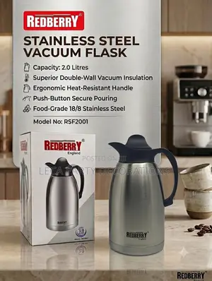 2L Flask Isiyovunjika - Hufanya Moto Kwa Saa 12