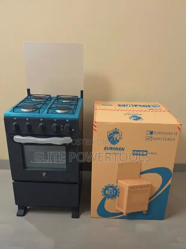 Jiko la Gesi la 4-Burner 50x55cm Jipya - 1
