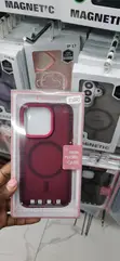 Maroon Burgundy Matte MagSafe Case for iPhone 14 Pro - 1
