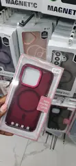 Maroon Burgundy Matte MagSafe Case for iPhone 14 Pro - 2