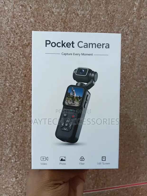 4K Pocket Handheld Gimbal Stabilizer Camera - 1